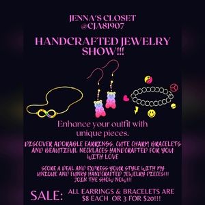 930PM Handcrafted Jewelry Earrings SALE: 3/$20 OR 4/$25